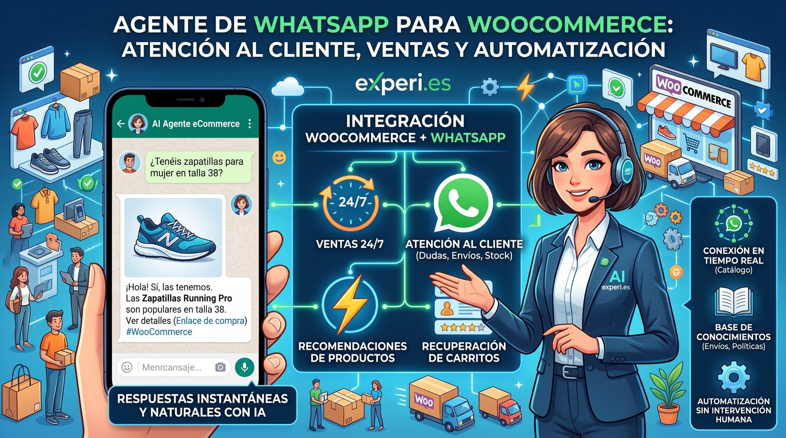 Automatiza tu tienda online y atiende por Whatsapp
