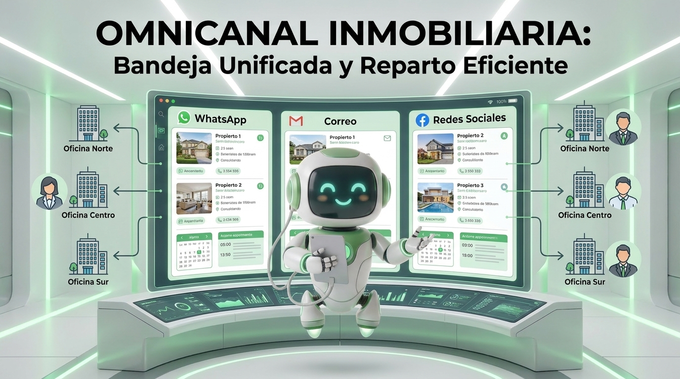 Centraliza leads inmobiliarios y agenda visitas