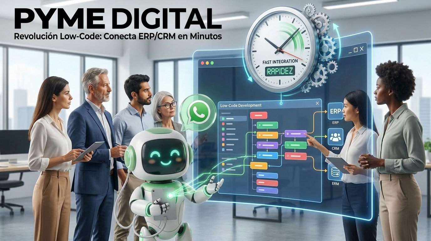 Low-code para pymes: aplicaciones a velocidad útil